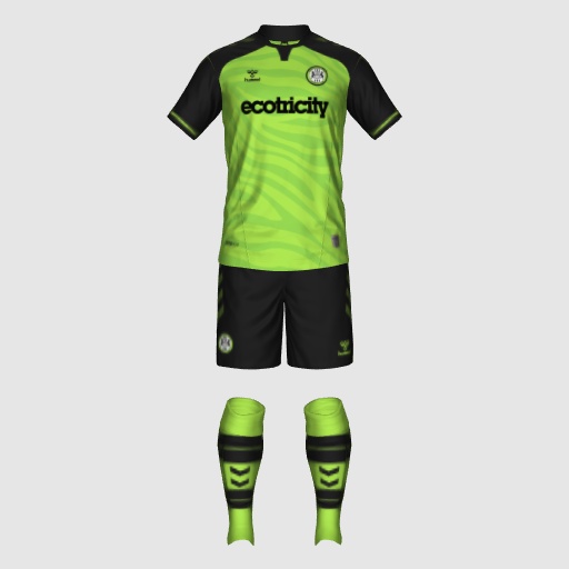 Forest Green Home Hummel Concept FIFA Kit Creator Showcase