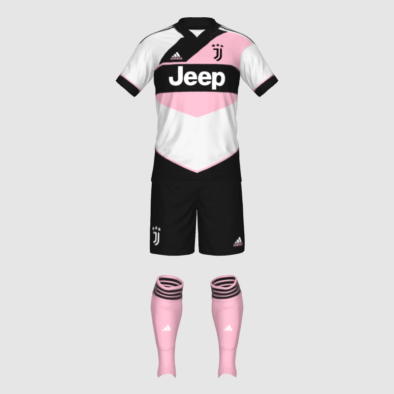 Ler / Lettre Juventus Home/3Rd Serie A Alphabet Calcio Dekographics