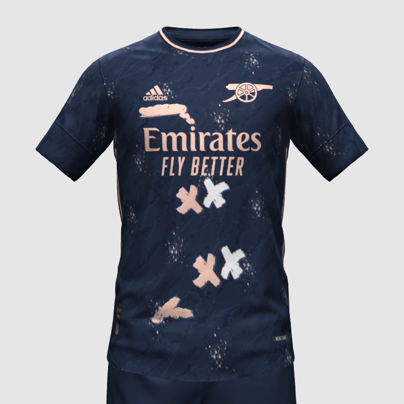 Arsenal Paint Splat Kit - FIFA Kit Creator Showcase