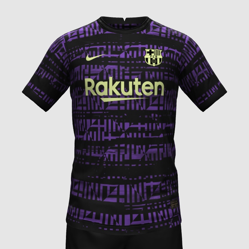 fc barcelona purple kit