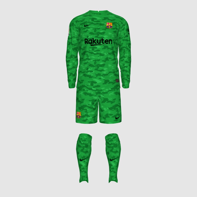 FC Barcelona 22/23 Goalkeeper 1 FIFA 23 Kit Creator Showcase