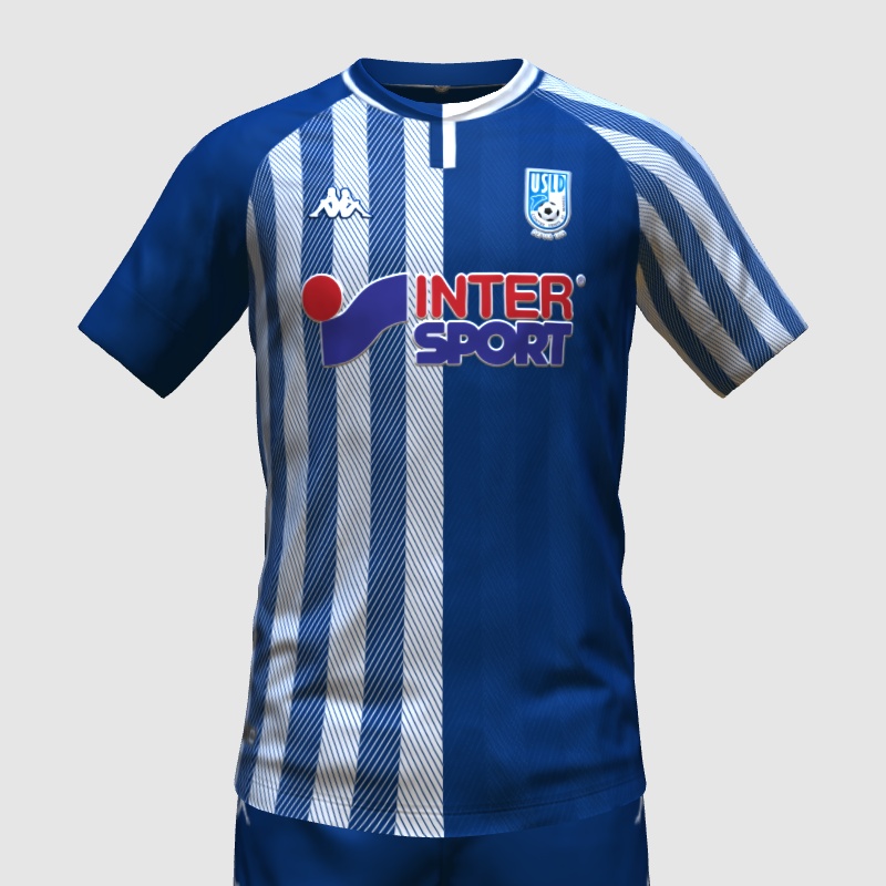 USL Dunkerque Home World Tour FIFA 23 Kit Creator Showcase