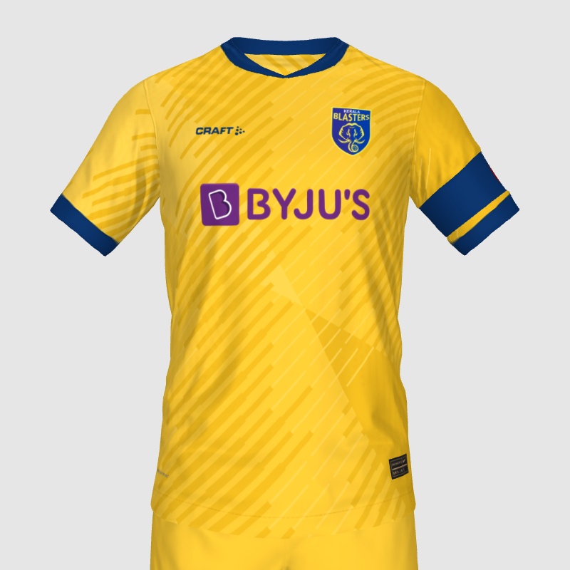 Kerala Blasters ( India ) Home kit concept FIFA 23 Kit Creator Showcase