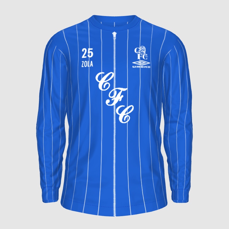 Retro Chelsea Jacket Zola FIFA 23 Kit Creator Showcase
