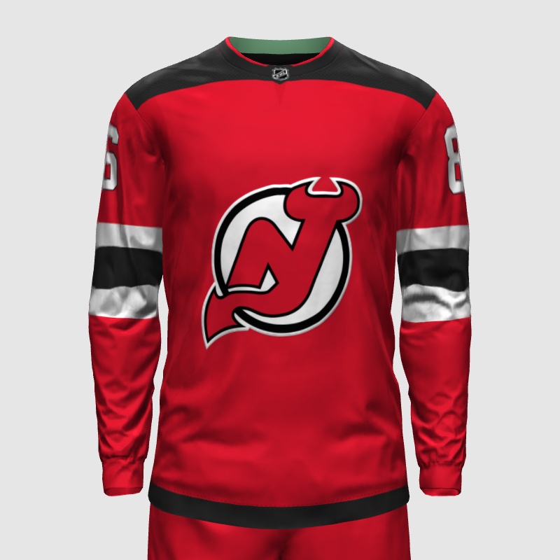 New Jersey Devils Jack Hughes FIFA 23 Kit Creator Showcase