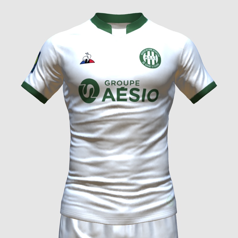 Flocage Officiel St Etienne Ligue 1 home 2010/12 N°9