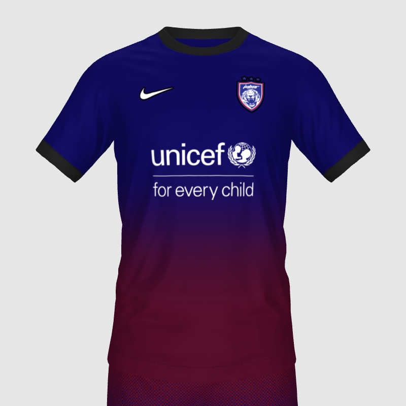 Johor Darul Takzim JDT Unofficial Home Kit Jersey FIFA 23 Kit Creator