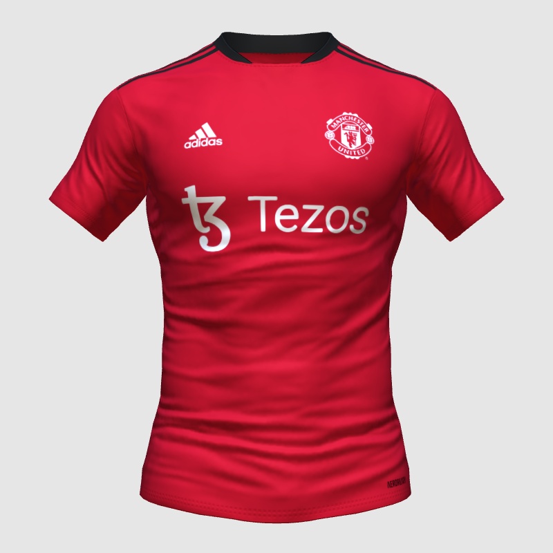 Man Utd training kit Tezos FIFA 23 Kit Creator Showcase