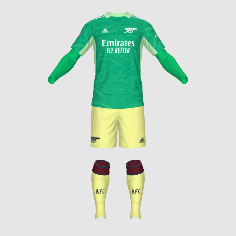 Leeds Utd Goalkeeper paired w/ Away shorts/socks FIFA 23 Kit Creator