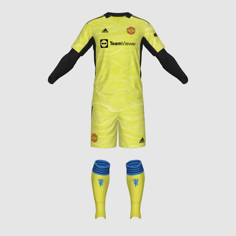 Leeds Utd Goalkeeper paired w/ Away shorts/socks FIFA 23 Kit Creator