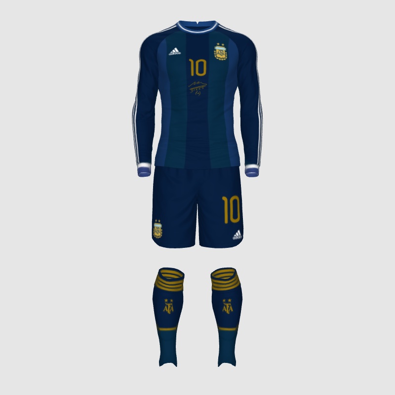 Argentina Qatar 2022 Segunda Equipación FIFA 23 Kit Creator Showcase