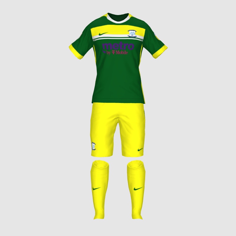 Preston North End away concept kit FM Kit Creator Showcase