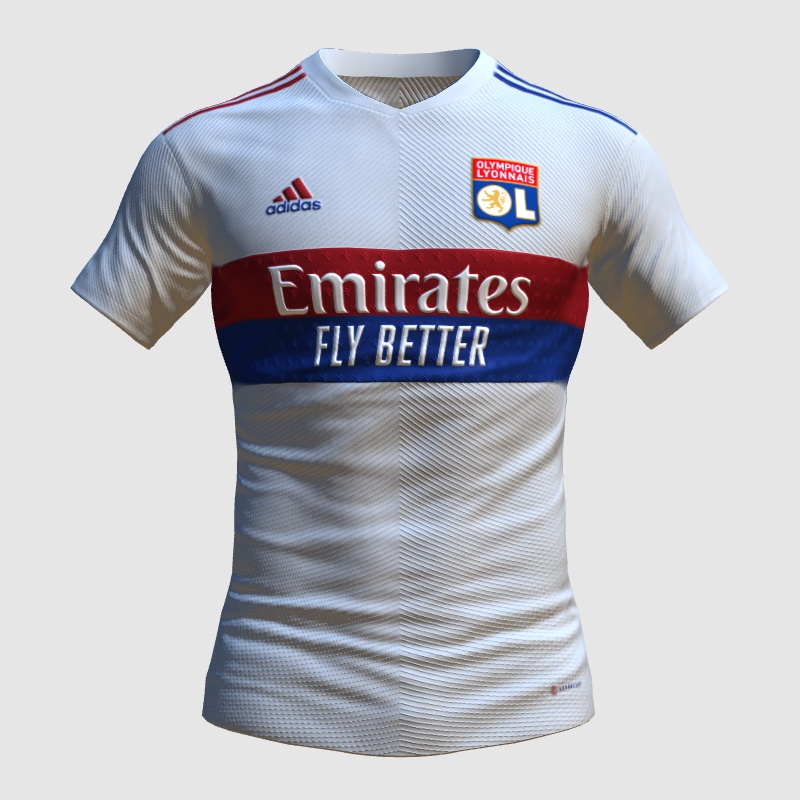 Lyon Home Kit FIFA 23 Kit Creator Showcase