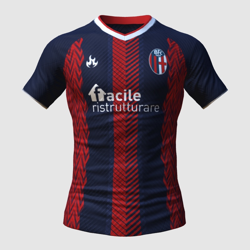 Bologna Home Blazer Italy Collection FIFA 23 Kit Creator Showcase