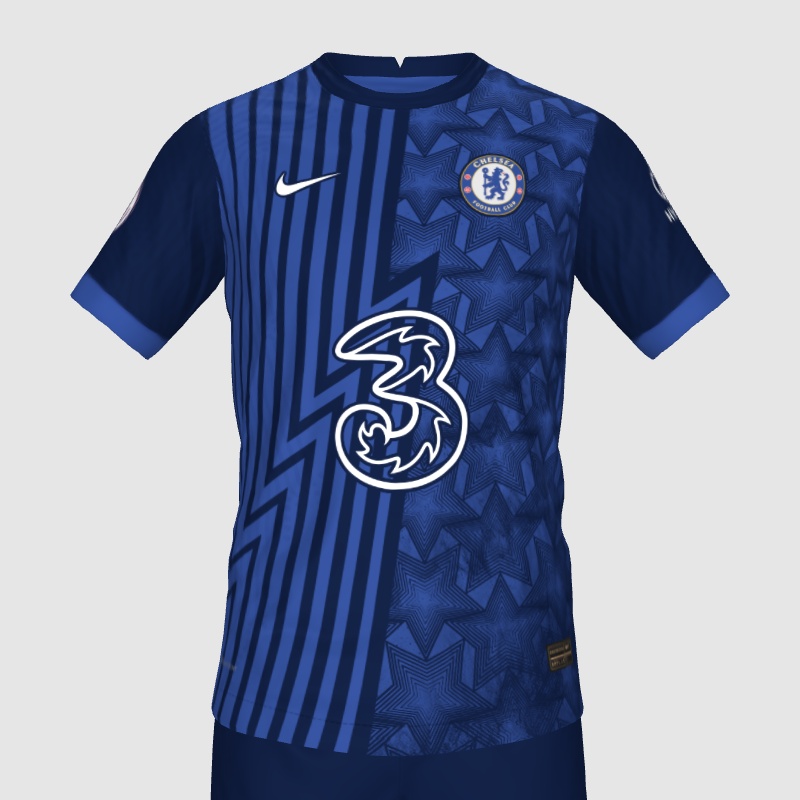 Chelsea Home fantasy kit FIFA 23 Kit Creator Showcase
