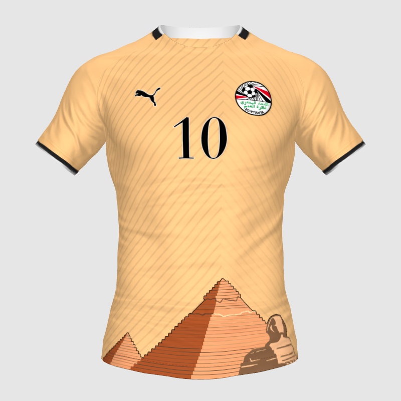 Egypt away/ Qatar 2022 FIFA 23 Kit Creator Showcase