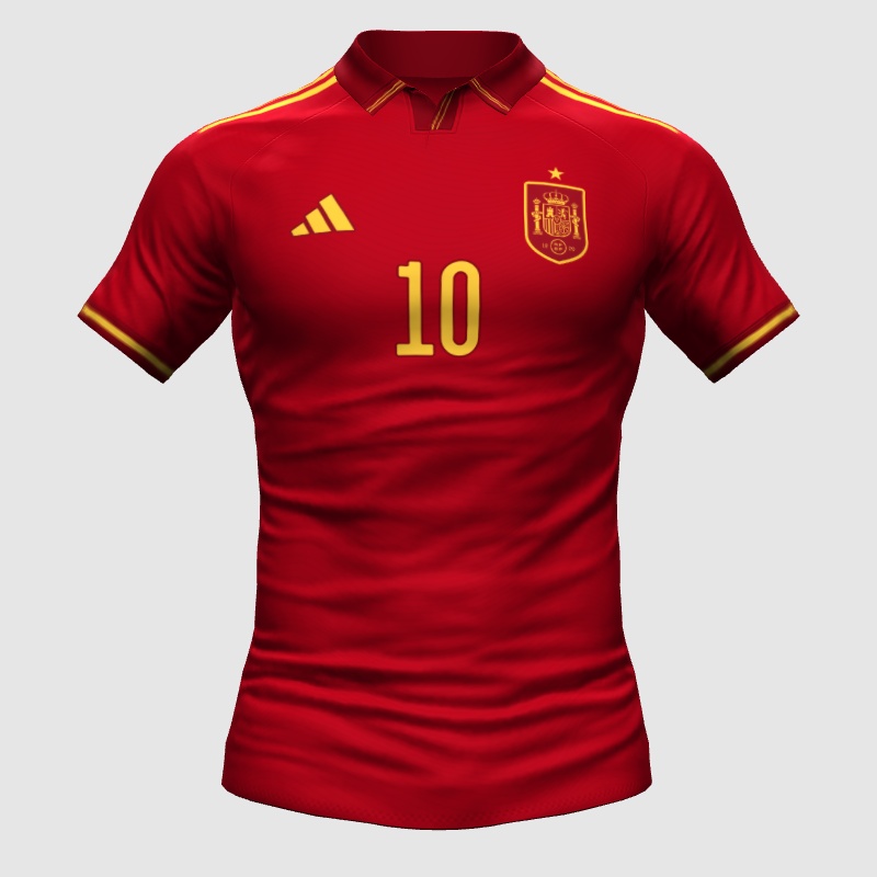 Spain Home Kit WC 2022 FIFA Kit Creator Showcase