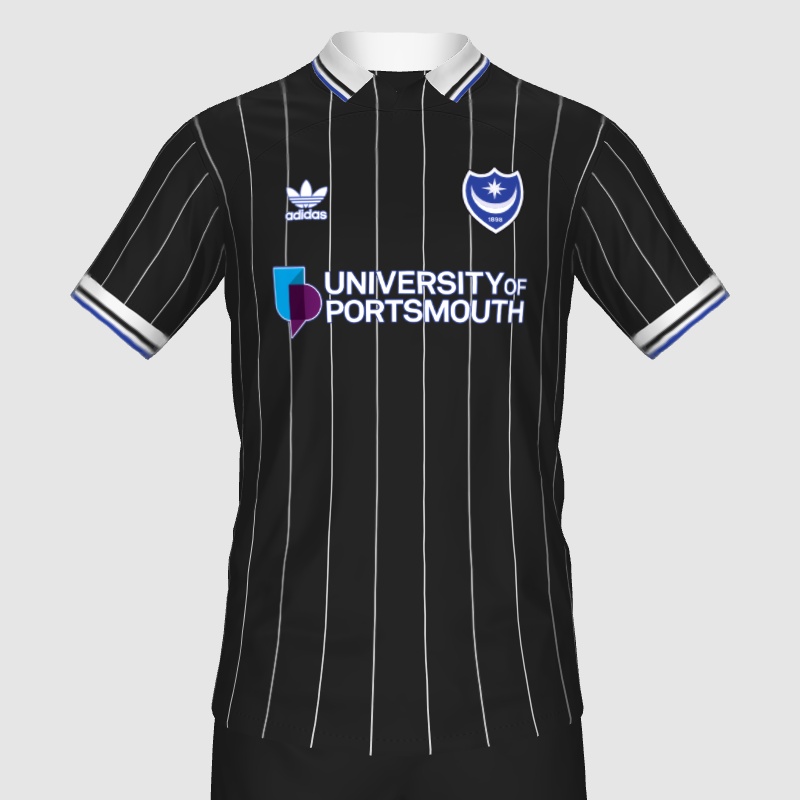 FM22 Portsmouth Third FIFA 23 Kit Creator Showcase