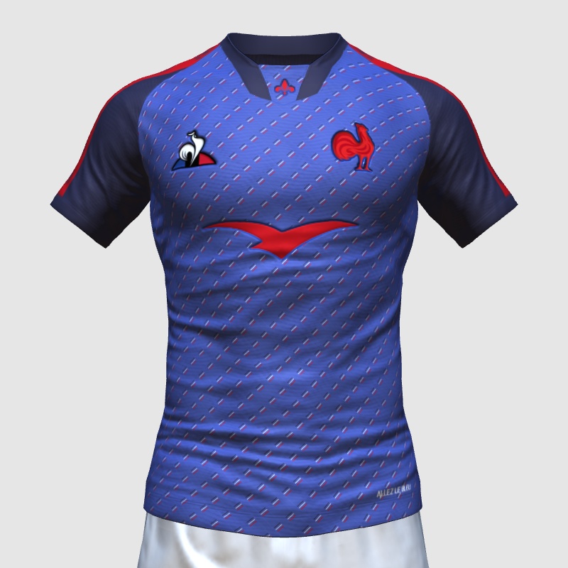 France Rugby Home Concept Kit FIFA 23 Kit Creator Showcase