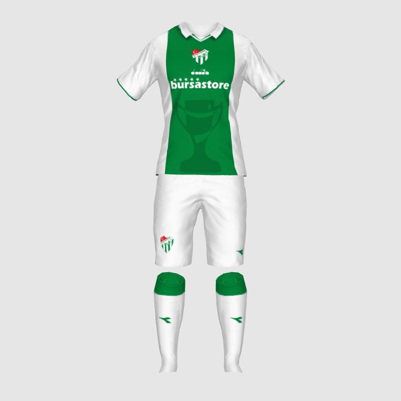 Bursaspor 202223 Home Kit FM Kit Creator Showcase