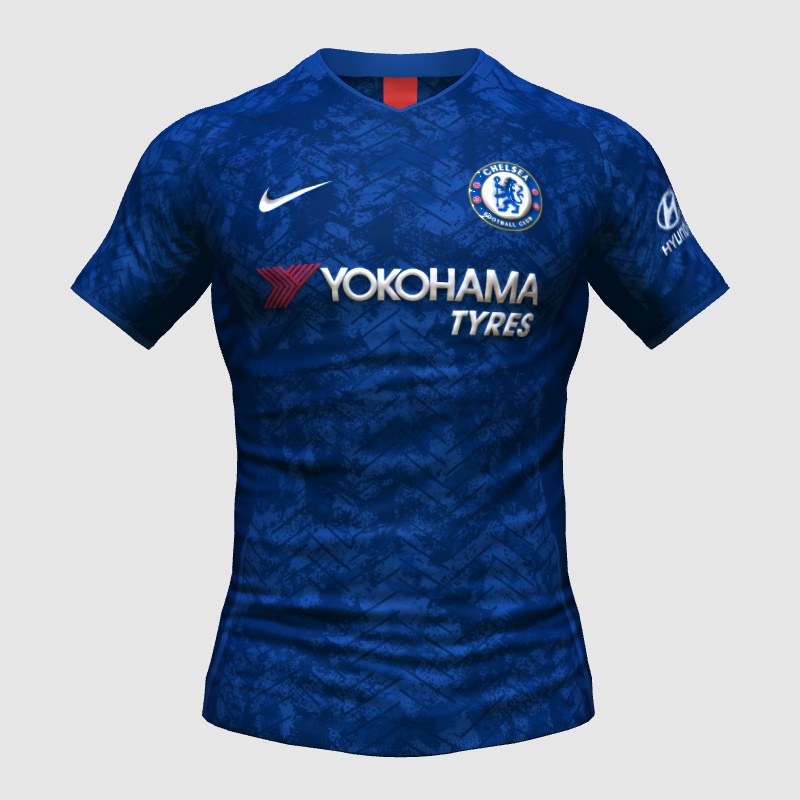 Chelsea home kit 2019/20 recreate FIFA 23 Kit Creator Showcase