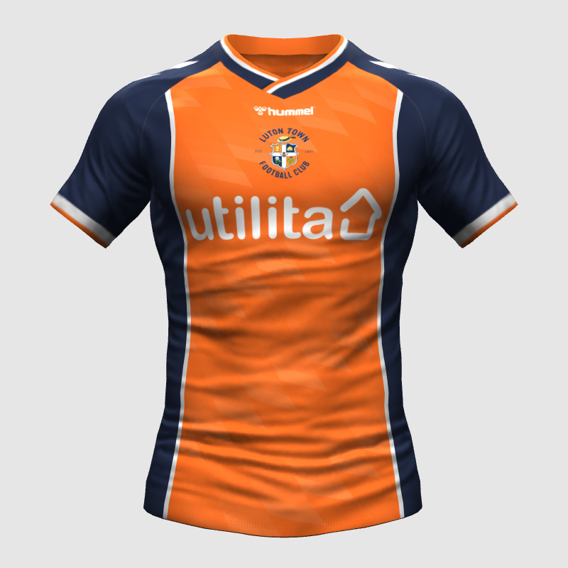 Luton Town X Hummel Home Concept FIFA 23 Kit Creator Showcase
