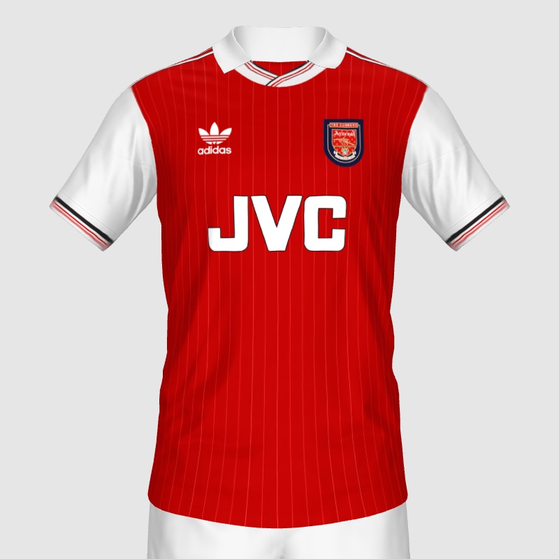 Arsenal 90's style kit FIFA 23 Kit Creator Showcase