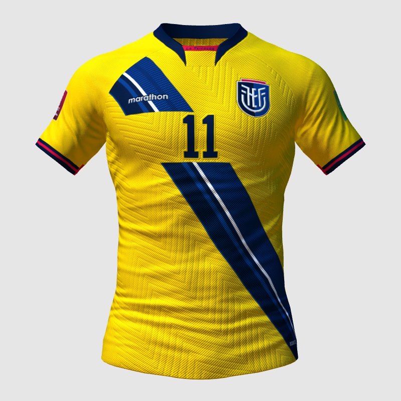 Ecuador Home - FIFA Kit Creator Showcase