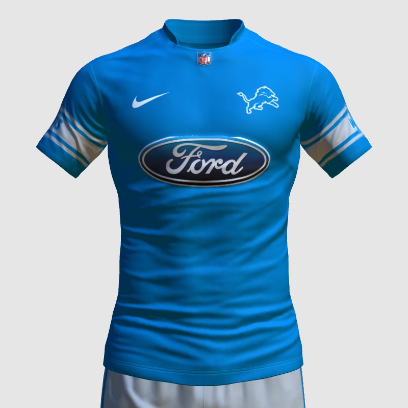 Detriot Lions NFL Kit FIFA 23 Kit Creator Showcase