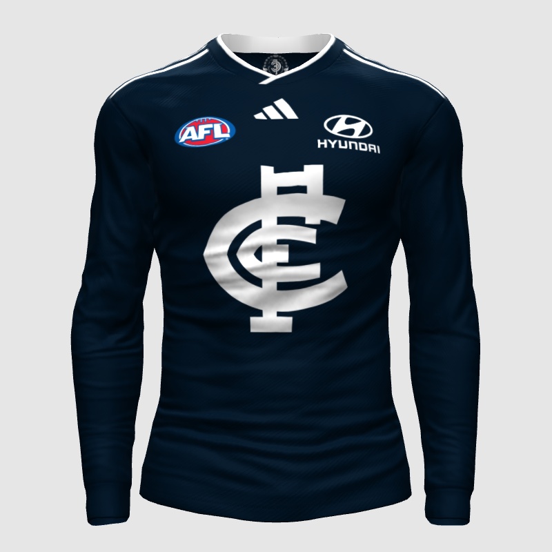 AFL long sleeves 9/18 carlton FIFA 23 Kit Creator Showcase
