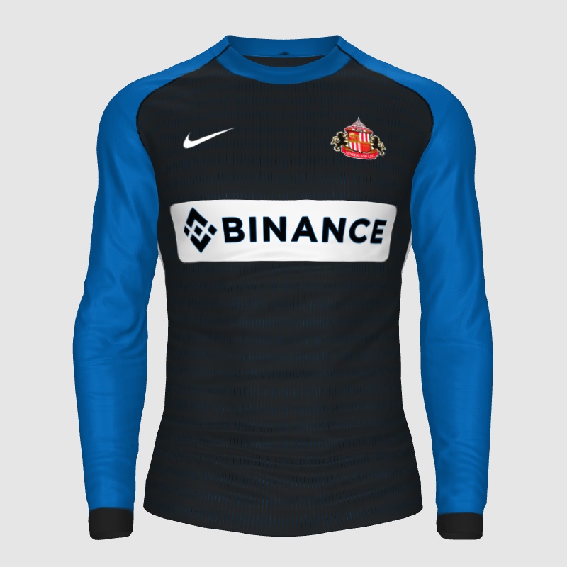 Sunderland Binance GK 3 FIFA 23 Kit Creator Showcase