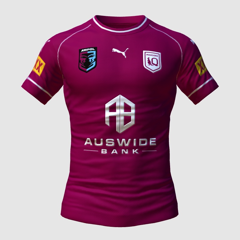 Queensland Maroons Home Jersey Concept - FIFA 23 Kit Creator Showcase