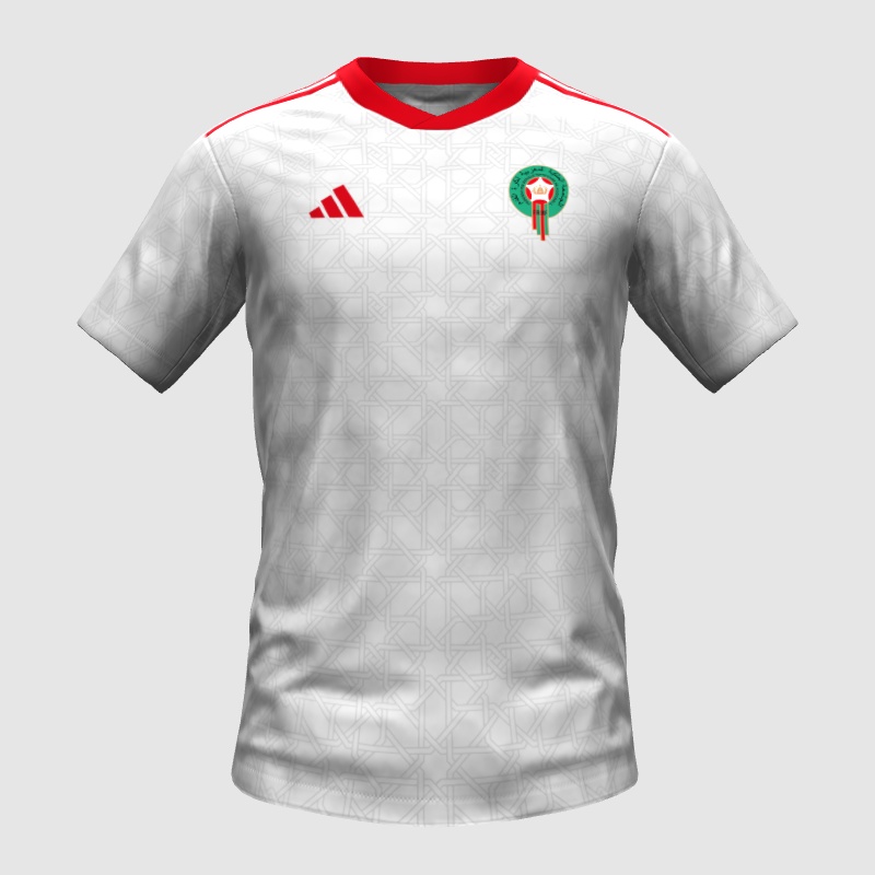 Morocco Concept Home Kit WC 2022 FIFA 23 Kit Creator Showcase