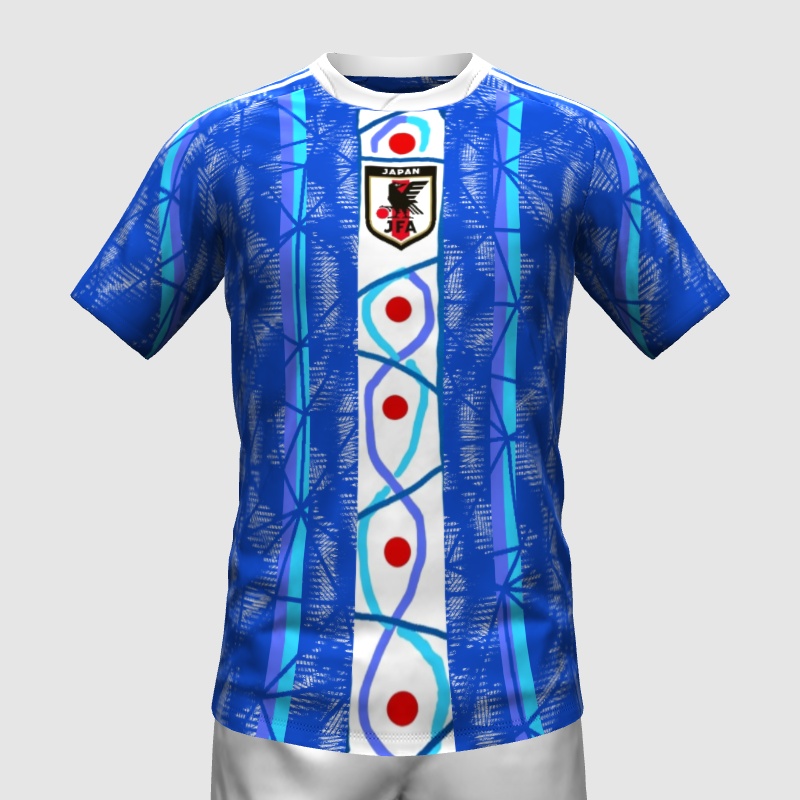 WC Japan Home FIFA 23 Kit Creator Showcase
