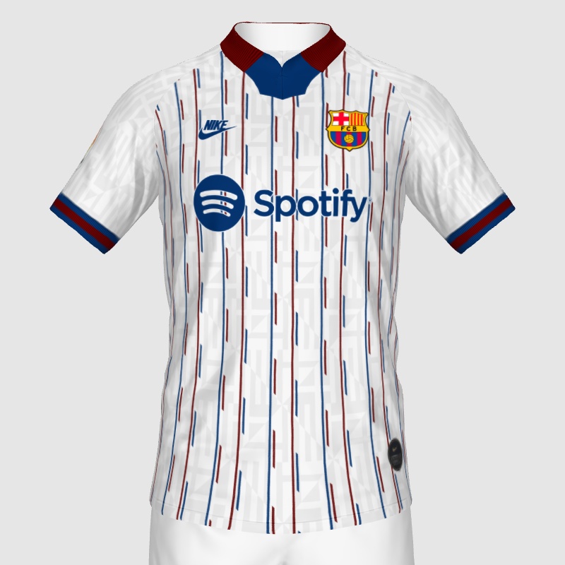 Barcelona White Kit - FIFA Kit Creator Showcase