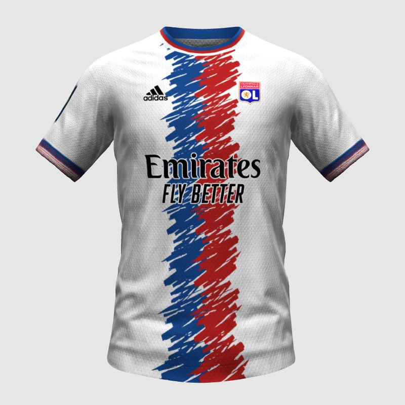 Olympique Lyon Home FIFA 23 Kit Creator Showcase