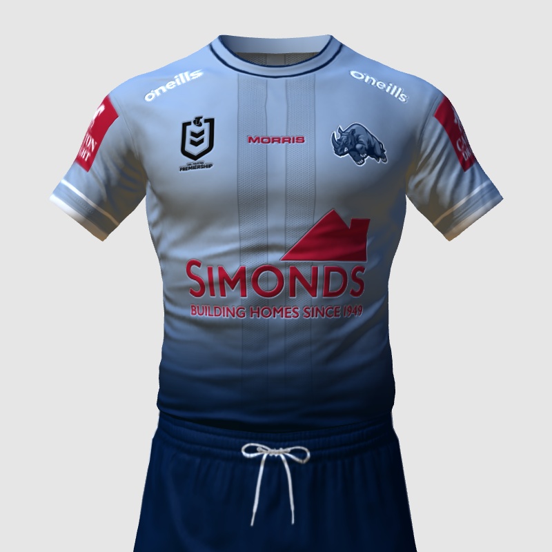 Geelong Rhinos NRL Alt. Kit Concept FIFA 23 Kit Creator Showcase