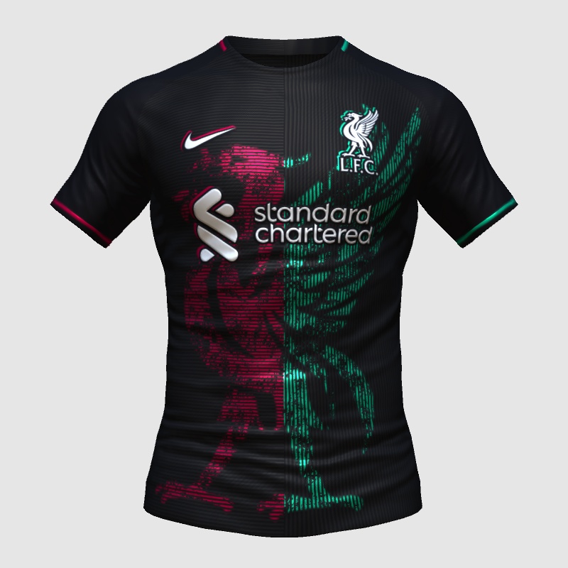 Liverpool X Nike; Liverbird HalfHalf FIFA 23 Kit Creator Showcase