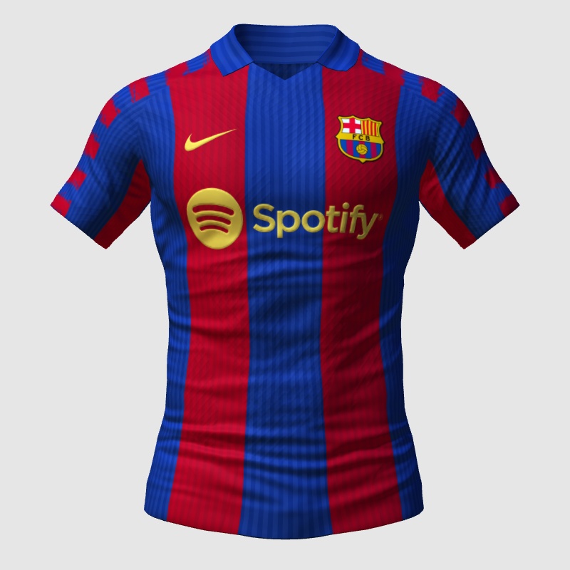 UCLWinning Kits Remastered Barca 1992 Home FIFA 23 Kit Creator Showcase