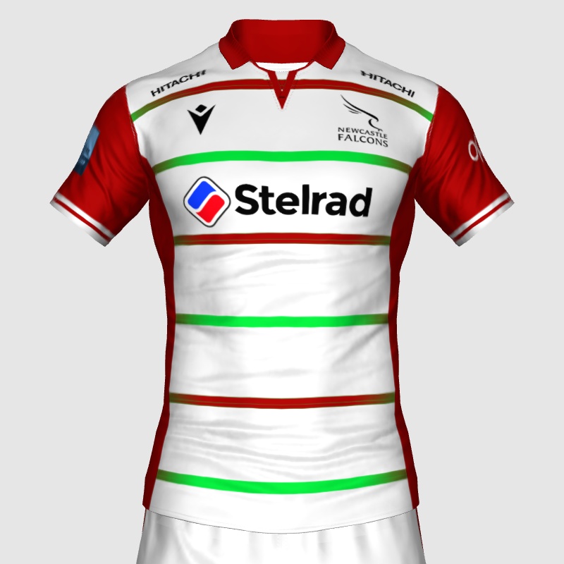 Newcastle Falcons Rugby Away Kit FIFA 23 Kit Creator Showcase