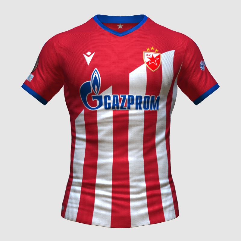 Crvena Zvezda (Red Star Belgrade) home concept - FIFA 23 Kit Creator ...