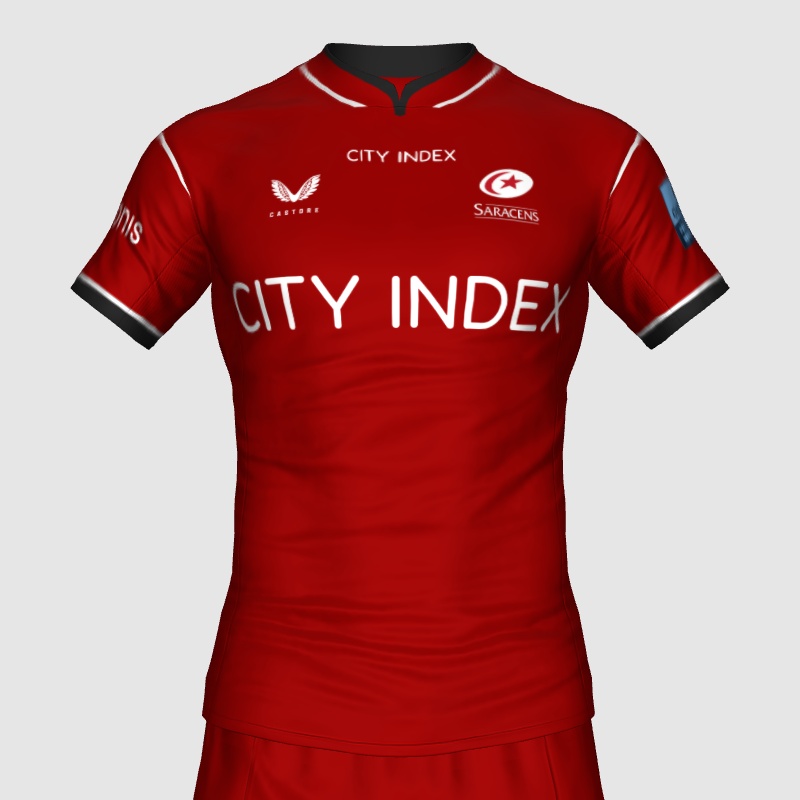 Saracens Rugby Away Kit Concept FIFA 23 Kit Creator Showcase