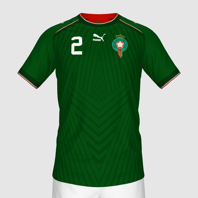 Morocco Away Kit 2022 Qatar World Cup FIFA Kit Creator Showcase
