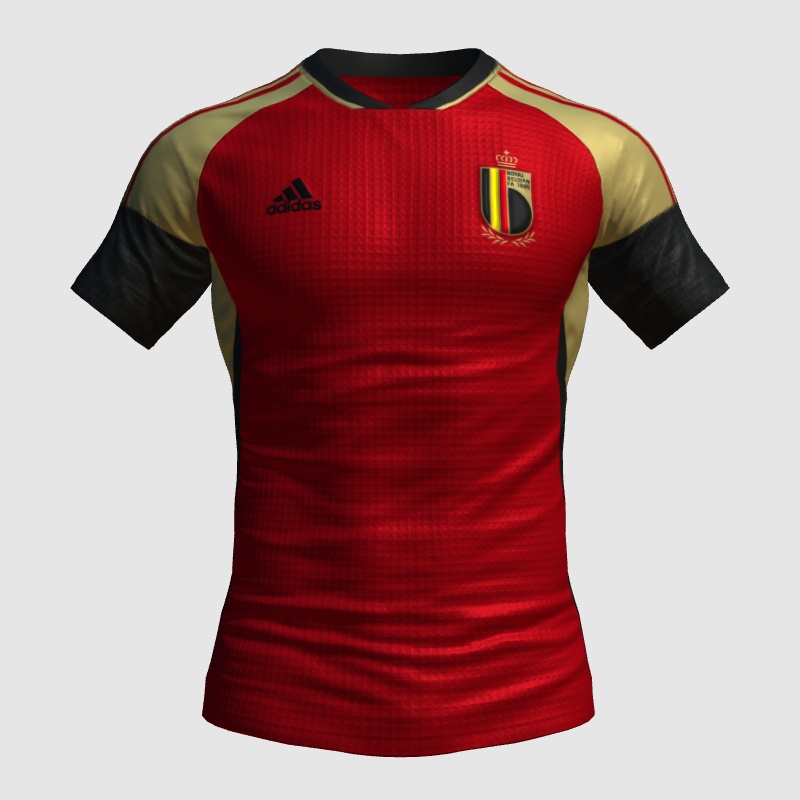 Belgium Home Kit Redesign FIFA 23 Kit Creator Showcase