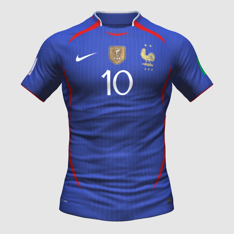FRANCE 2006 FIFA WORLD CUP HOME KIT - RMX - FIFA 23 Kit Creator Showcase