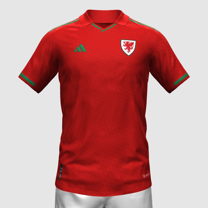 Wales home 2022 concept kit FIFA 23 Kit Creator Showcase