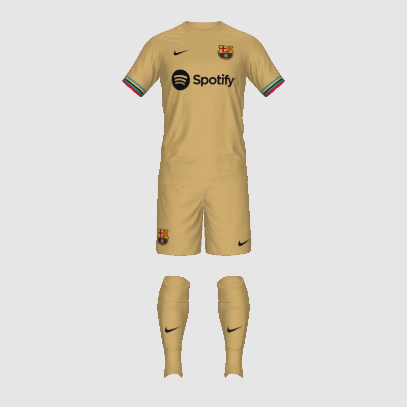 Kit de football FC Barcelona away enfants FC BARCELONA
