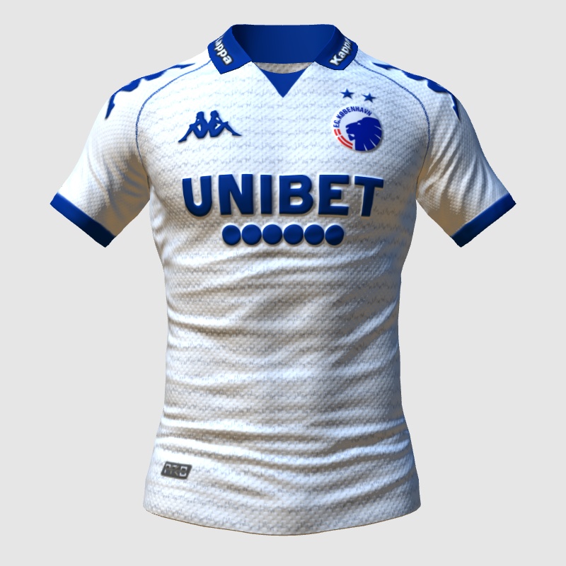 Maillot De Football København (Copenhague) – Kappa, Taille L, Homme, état Porté