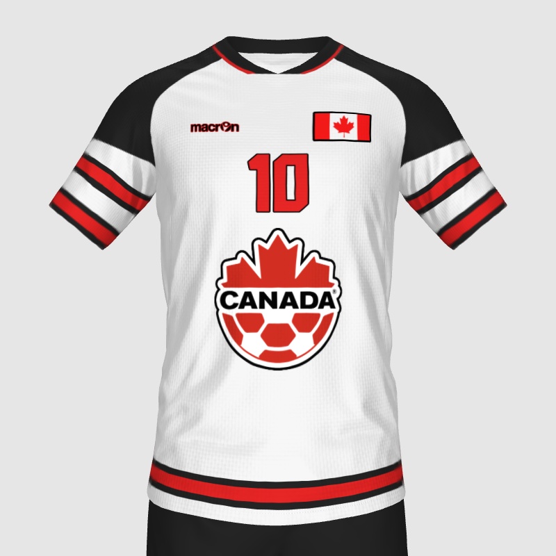 Canada Macron Inspired by Canada Hockey Jersey FIFA 23 Kit Creator