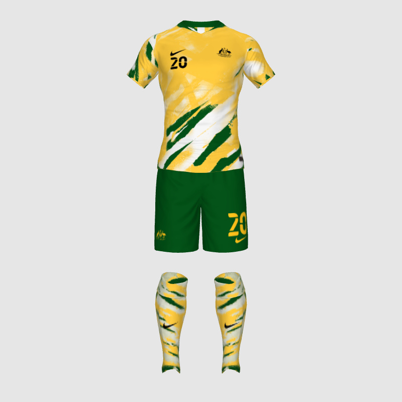 Sam KERR jersey 2019 HOME - FIFA Kit Creator Showcase
